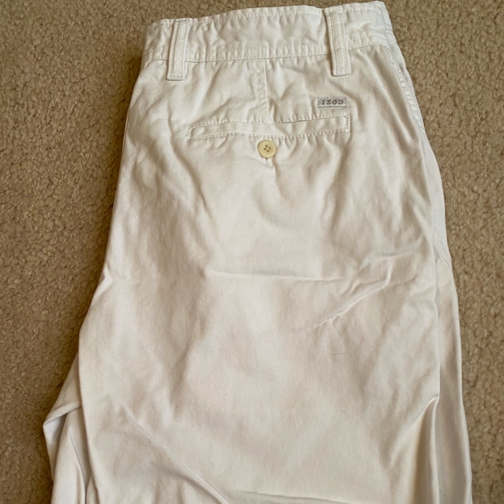 White IZOD shorts
